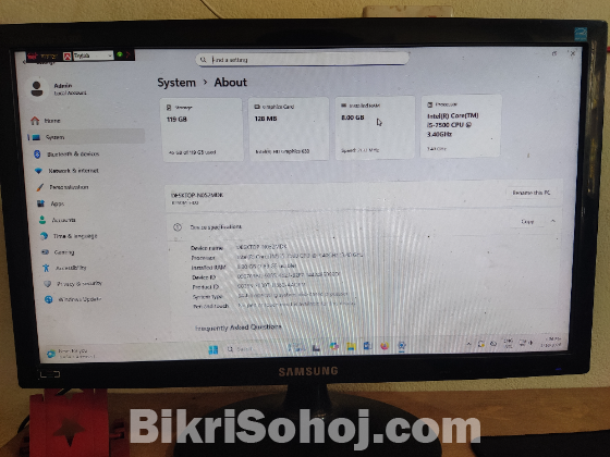 Core i5-  7Gen Computer